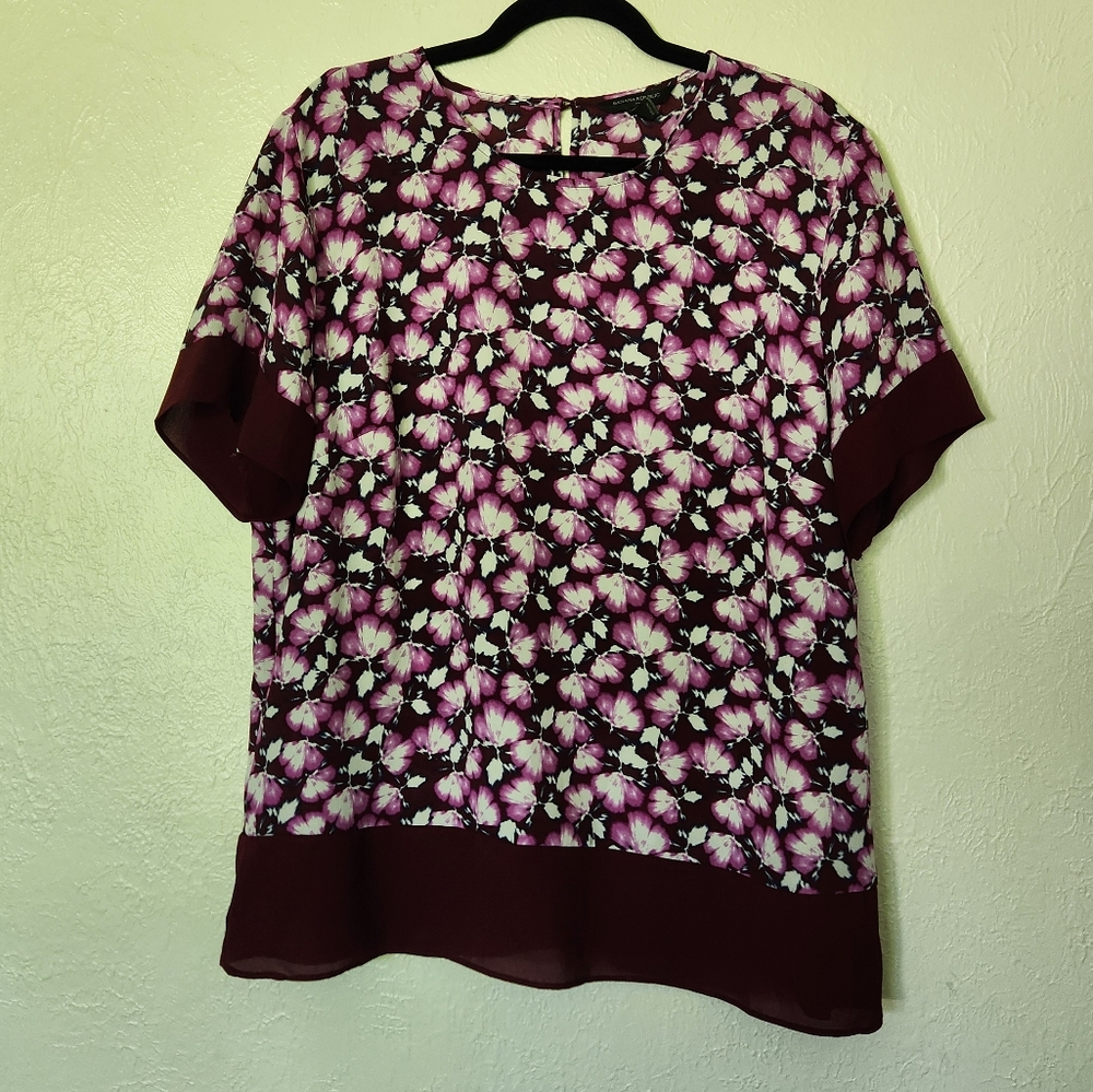 Banana Republic Floral Top XL